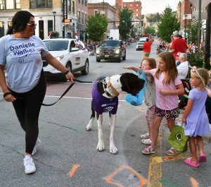 Kick off to the Fair: Parade Marshal Bob Pirner heads up High St. celebration